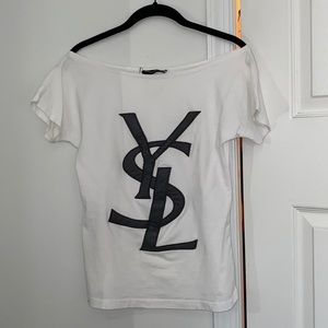 YSL off shoulder top